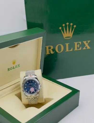 ساعة رولكس رجالي درجة أولى مع نغليف فاخر - ROLEX